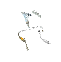 Colector De Escape Tubular Inoxidable / Suzuki Samurai / Suzuki Sj413   84-92 Rc Racing