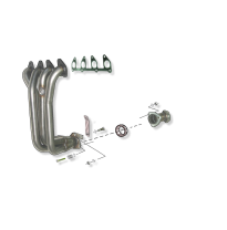 Colector De Escape Tubular Inoxidable / Opel Astra F 1.6i 8v Berlina 92-96 Rc Racing