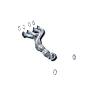 Colector De Escape Tubular Inoxidable / Volkswagen Golf Iii 2.0i 8v Gti 91-98 Rc Racing