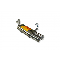 Escape Trasero Inoxidable / Renault Clio Ii Sport 2.0i Rs 16v 00- Rc Racing