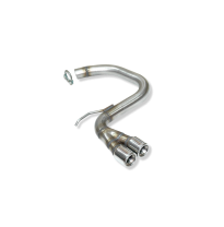 Escape Trasero Inoxidable Grupo-a Competicion / Volkswagen Golf V / Audi A3 / Seat Leon 2.0 Fsi 06- Rc Racing