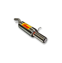 Escape Trasero Inoxidable No Homologado / Ford Fiesta 1.6 Tdci 11/04-11/05 Rc Racing