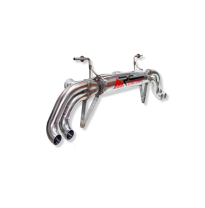 Escape Trasero Inoxidable Grupo-N Competicion / Audi R8 4.2i V8 43806 Rc Racing