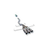 Escape Trasero Inoxidable Grupo-a Competicion / Honda Civic Fk8 2.0 Vtec Turbo 17- Rc Racing