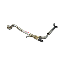 Escape Trasero Inoxidable Grupo-a Competicion / Renault Megane Iv Gt 1.6 Tce 15- Rc Racing