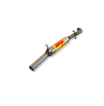 Escape Trasero Inoxidable Grupo-N Competicion / Volkswagen Golf Ii 1.8i 8v Gti 85- Rc Racing