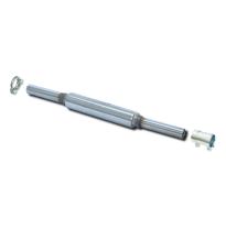 TRAMO INTERMEDIO CON SILENCIADO INOXIDABLE / VOLKSWAGEN GOLF II 1.8I 8V 86-91 RC RACING