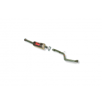 TRAMO INTERMEDIO CON SILENCIADO INOXIDABLE / PEUGEOT 206 1.6I 8V 99- RC RACING