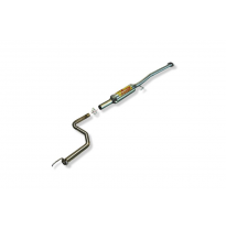 TRAMO INTERMEDIO CON SILENCIADO INOXIDABLE / HONDA CIVIC 1.5i 16V VTEC 96-01 RC RACING