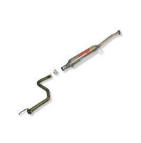 TRAMO INTERMEDIO CON SILENCIADO INOXIDABLE / HONDA CIVIC V  / HONDA CIVIC 1.6I 16V COUPE 92-96 RC RACING