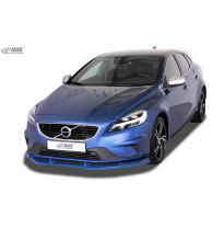 RDX Spoiler delantero VARIO-X for VOLVO V40 R-Design 2013+ Front Lip Splitter Material:PUR