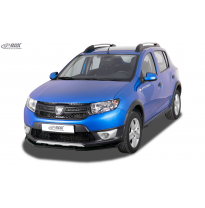 RDX Spoiler delantero VARIO-X for DACIA Sandero 2 Stepway Front Lip Splitter Material:PUR
