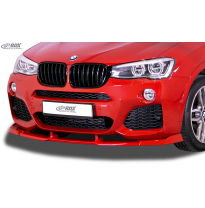 RDX Spoiler delantero VARIO-X for BMW X3 F25 M-Sport &amp; M-Technic 2014-2017 Front Lip Splitter