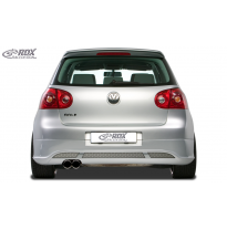 RDX Extension paragolpes trasero VW Golf 5 &quot;V2&quot; with exhaust hole left Material:ABS