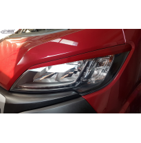 RDX Pestañas de faros para CITROEN Jumper, FIAT Ducato, OPEL Movano, PEUGEOT Boxer Light Brows Conjunto para ambos lados. Fabric