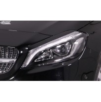 RDX Pestañas de faros para MERCEDES Clase A W 176 245G (2012-2019) Light Brows Conjunto para ambos lados. Fabricado en plástico