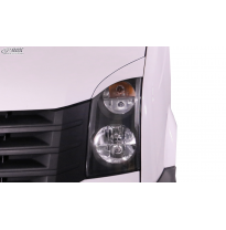 RDX Pestañas de faros para VW Crafter (2006-2017) Light Brows Conjunto para ambos lados. Fabricado en plástico PUR/ABS. Incluye