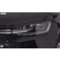 RDX Pestañas de faros para VW Caddy SK / SKN (2020+) Light Brows Conjunto para ambos lados. Fabricado en plástico PUR/ABS. Inclu