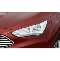 RDX Pestañas de faros para FORD C-Max DXA (2015-2019) Light Brows Conjunto para ambos lados. Fabricado en plástico PUR/ABS. Incl