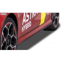 Faldones laterales RDX para OPEL Astra L "Edition" Conjunto para ambos lados. Fabricado en plástico ABS. Incluye homologación TU