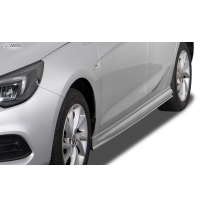 Faldones laterales RDX para OPEL Astra K (2015-2021) &quot;Edición&quot; Conjunto para ambos lados. Fabricado en plástico ABS. Incluye hom