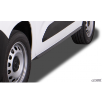 Faldones laterales RDX para CITROEN Berlingo, PEUGEOT Partner &amp; Rifter, OPEL Combo, TOYOTA ProAce City (Tipo E, 2018+) "Slim"