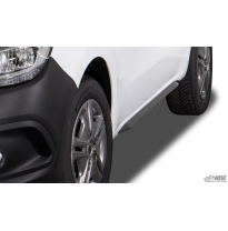 Faldones laterales RDX para MERCEDES Citan y Clase T (W420 / 2021+) &quot;Slim&quot; Conjunto para ambos lados. Fabricado en plástico ABS.