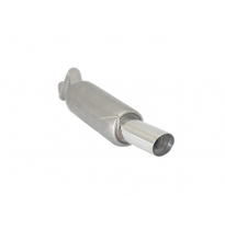 Escape Trasero Acero Inox Con Salida Redonda 90 Mm Sport Line
  Renault Twingo Mk2 2007&gt;&gt;2014 1.2tce (74kw) - 1.2tce Gt 06/2