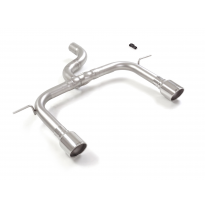 Tramo trasero grupo N doble en acero inox con salidas redondas 102 mm Sport Line</p>
 Supresión de la válvula integrada. El actu