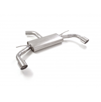Silencioso trasero doble en acero inox con salidas redondas 2 / 102 mm Sport Line
 Línea con diámetro mejorado 70 mm
 
 CON HOMO