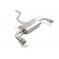 Silencioso trasero doble en acero inox con salidas redondas 114 mm Sport Line</p>
 
 
 CON HOMOLOGACION Ford Focus Mk4 (typ DEH)