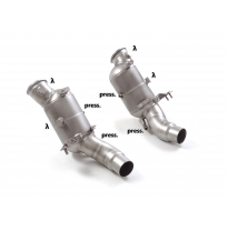 Catalizador metalico 200cpsi grupo N en acero inox con la eliminación de filtro OPF / GPF. Presentes todas la conexiones de las