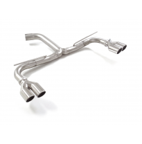 Tramo trasero grupo N doble en acero inox con salidas redondas 2x80 mm Sportline</p>
 Línea con diámetro mejorado 70 mm
 
 Grupo