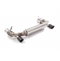 Silencioso trasero doble en acero inox con salidas redondas 100 mm Carbon Shot 
 
 
 CON HOMOLOGACION Porsche 911 (964) 1989>>19