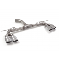 Tramo trasero grupo N doble en acero inox con salidas ovaladas 2 / 108x70 mm</p>
 Línea con diámetro mejorado 70 mm
 
 Grupo N -
