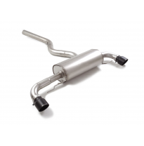 Silencioso trasero doble en acero inox con salidas redondas 102 mm Sport Line Black  
 
 
 - BMW Serie2 G42(Coupè) 2021>> 220i (