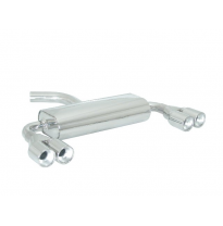 Escape Trasero Doble Acero Inox Salidas Redondas 2x80 Mm - Modificación Del Parachoques Original
  Audi A3 (Typ 8p) 2003&gt;&gt;20