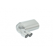 Escape Trasero Acero Inox Salidas Redondas 2x70 Mm Sport Line Asimetricas
  Audi A3 (Typ 8p) 2003&gt;&gt;2013 A3 Quattro 1.8tfsi (