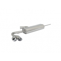 Escape Trasero Acero Inox Salidas Redondas 2x80 Mm Sport Line Asimetricas
  Audi Tt (Typ 8j) 2006&gt;&gt;2014 Roadster 2.0tfsi (15