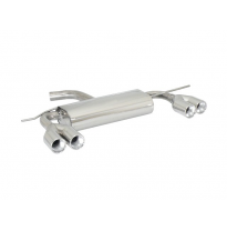 Escape Trasero Doble Acero Inox Salidas Redondas 2x80 Mm Asimetricas - Modificación Del Parachoques Original
  Volkswagen Sc