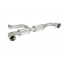 Escape Trasero Grupo N Doble Acero Inox Salidas Redondas 102 Mm Sport Line
  Ford Focus Mk2 (Typ Da3) 2005&gt;&gt;2010 2.5 St (165