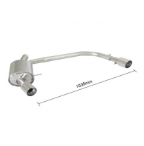 Escape Trasero Doble Acero Inox Salidas Redondas 90 Mm Sport Line - Modificación Del Parachoques Original
  Ford S-Max 2.0td