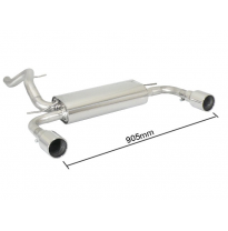 Escape Trasero Doble Acero Inox Salidas Redondas 102 Mm - Modificación Del Parachoques Original
  Ford Focus Mk3 (Typ Dyb) 2