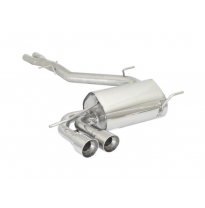 Escape Trasero Acero Inox Salidas Redondas 2x90 Mm Sport Line Asimetricas 
  Audi Rs3 (Typ 8p) 2011>>2012 Rs3 Sportback Quat