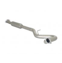 Tramo Intermedio Con Escape Acero Inox Para Instalar Con Escape Trasero Original - Línea Con Diámetro Mejorado 63,5 Mm