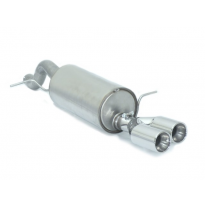 Escape Trasero Acero Inox Salidas Redondas 2x80 Mm Asimetricas
  Ford Fiesta Mk7 2008&gt;&gt;2017 St 1.6i Ecoboost (134kw) 2013&gt;&gt;2