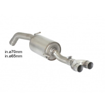 Silencioso Trasero Acero Inox Salidas Redondas 2x60 Mm Para Insertar En Las Salidas Originales
  Peugeot Rcz 1.6 Turbo (147kw) 2