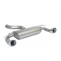 Escape Trasero Doble Acero Inoxidable Grupo N Salidas Redondas 108 Mm Sport Line - Línea Con Diámetro Mejorado 76 Mm - Para