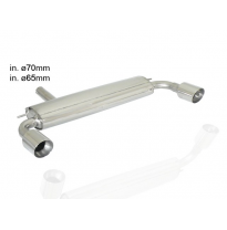 Escape Trasero Doble Acero Inox Salidas Redondas 90 Mm Sport Line
  Mini R60 Countryman 2010&gt;&gt;2016 All4 1.6 Jcw (160kw) 2012