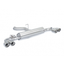 Silencioso Trasero Doble Acero Inox Salidas Redondas 2x80 Mm Sport Line Asimetricas
 Con Valvula Integradas.Las Válvula Es Accio